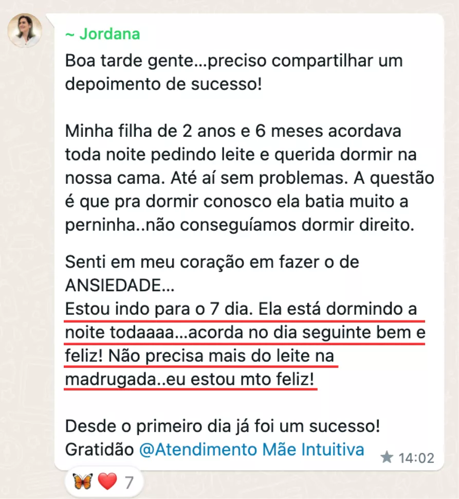 Depoimento - Regulação do sono
